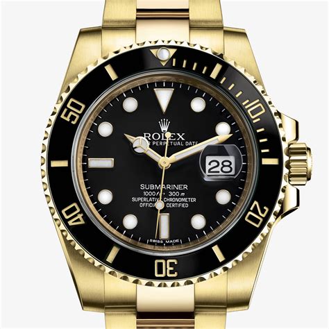 rolex submariner oro giallo quadrante nero|rolex submariner stampata.